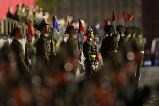 Victory Parade rehearsal in Moscow