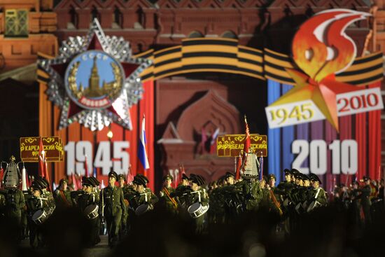 Victory Parade rehearsal in Moscow