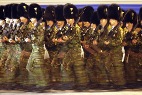 Victory Parade rehearsal in Moscow