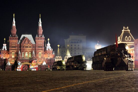Victory Parade rehearsal in Moscow