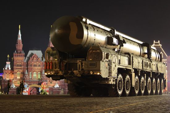 Victory Parade rehearsal in Moscow