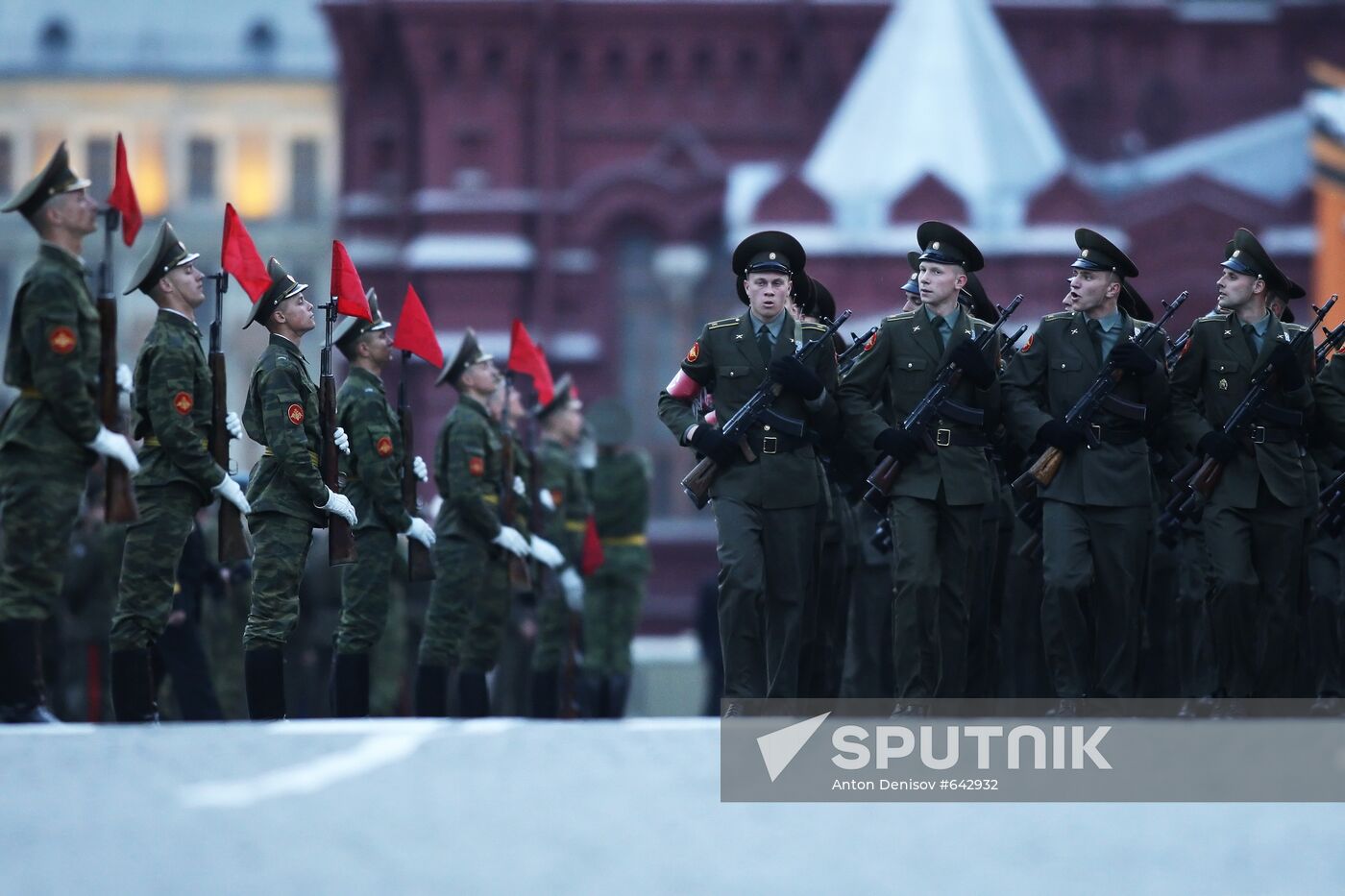 Victory Parade rehearsal in Moscow