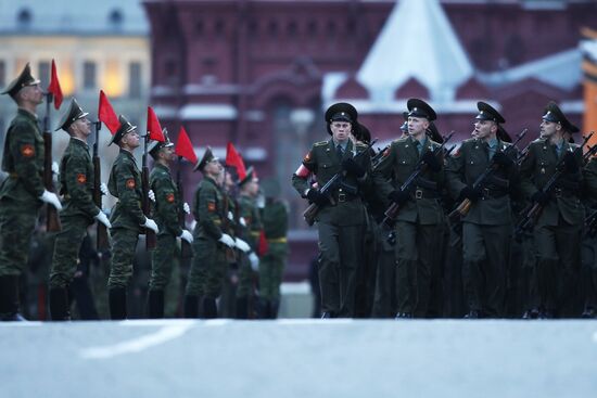 Victory Parade rehearsal in Moscow