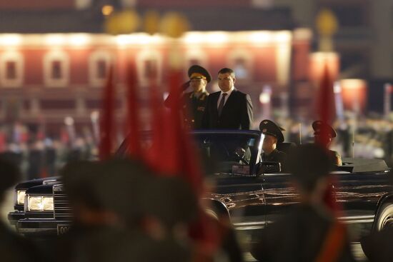 Victory Parade rehearsal in Moscow
