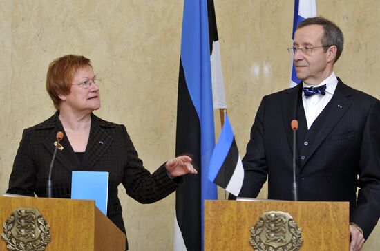 Tarja Halonen and Toomas Hendrik Ilves
