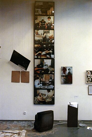 "Seven deadly sins" photo after an act of vandalism