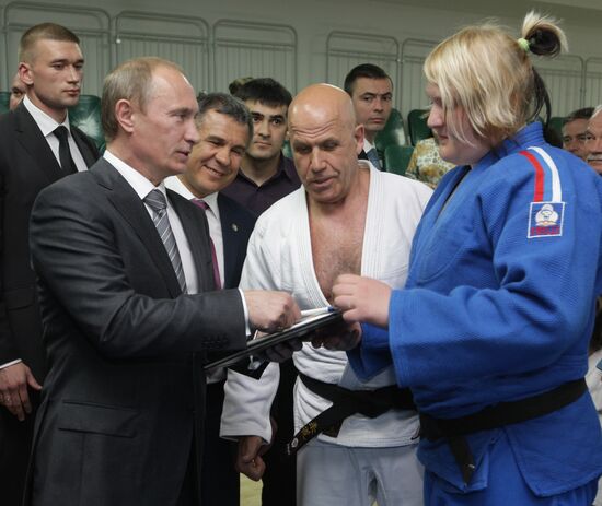 Vladimir Putin visits Martial Arts Palace in Kazan