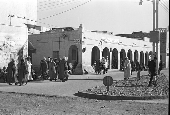 In a street of ancient city of Ghardaia