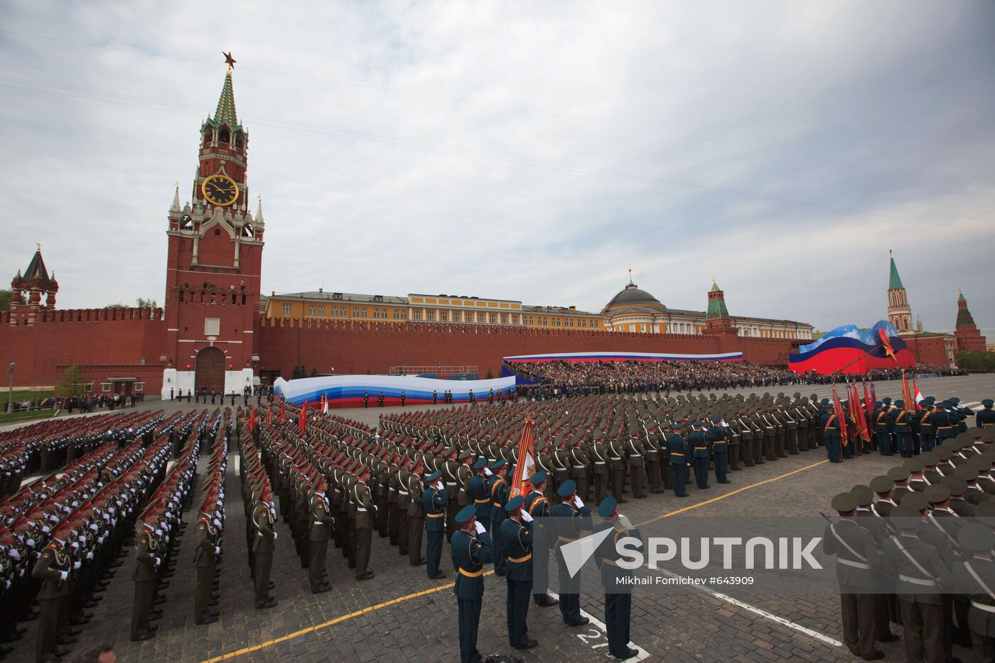 Final rehearsal for Victory Parade