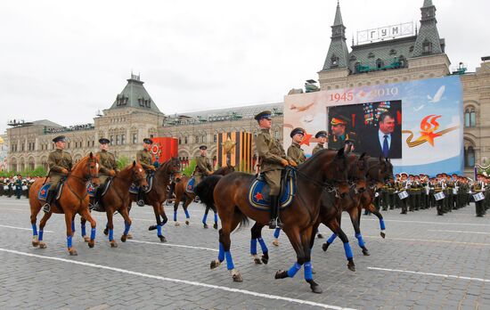 Final rehearsal for Victory Parade