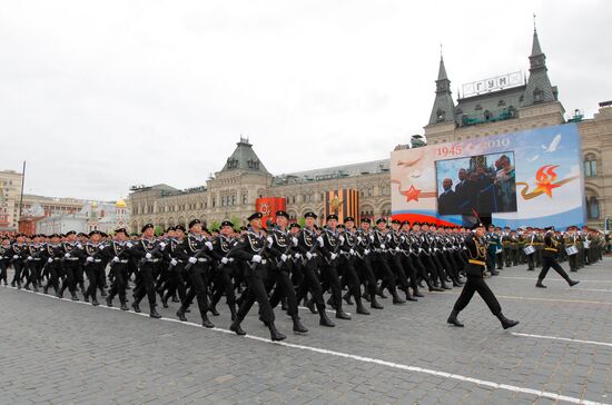 Final rehearsal for Victory Parade