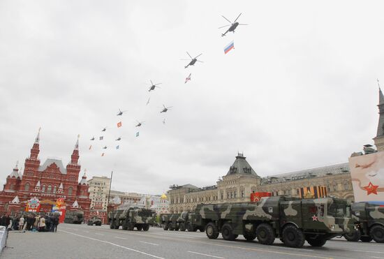 Final rehearsal for Victory Parade
