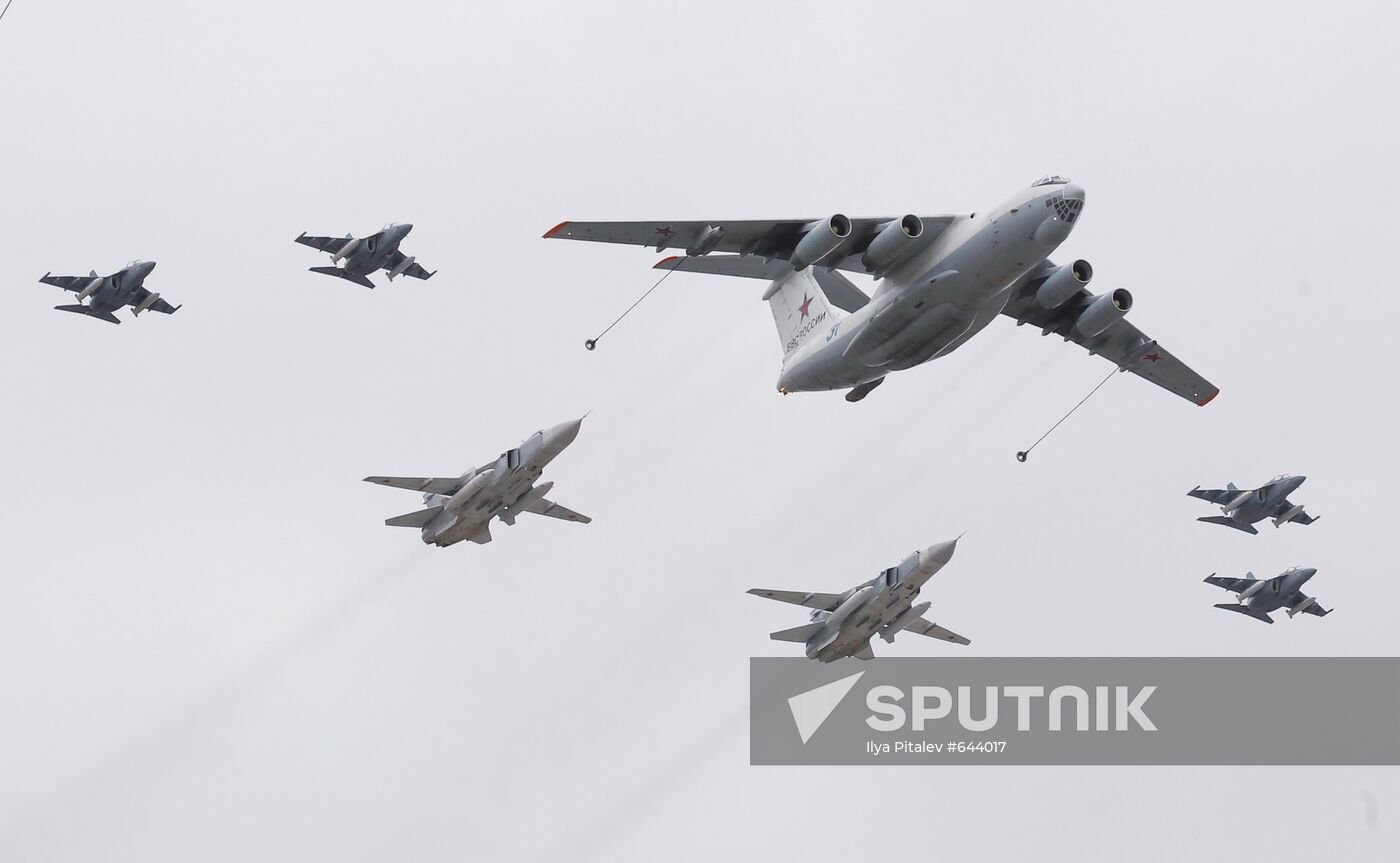 Final rehearsal for Victory Parade