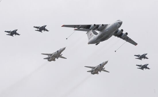 Final rehearsal for Victory Parade