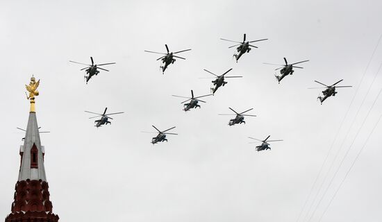 Final rehearsal of Victory Parade