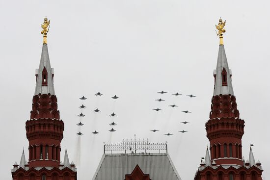 Dress rehearsal of Victory Parade