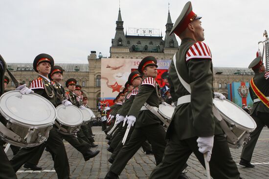 Dress rehearsal of Victory Parade