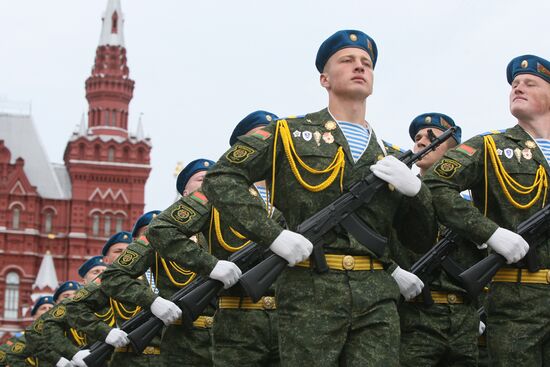 Dress rehearsal of Victory Parade