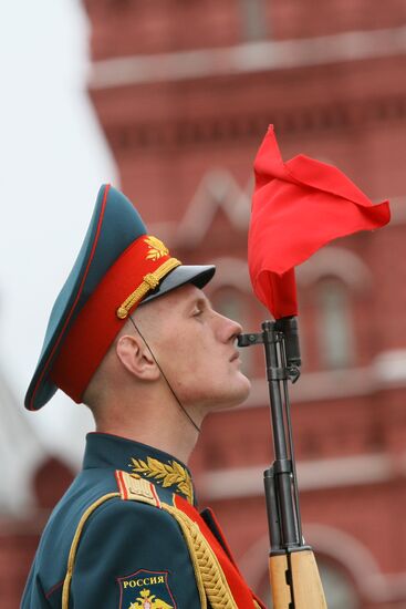 Dress rehearsal of Victory Parade