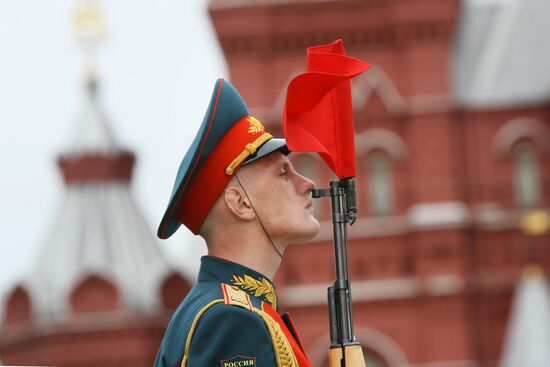 Dress rehearsal of Victory Parade