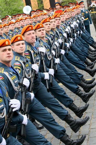 Dress rehearsal of Victory Parade