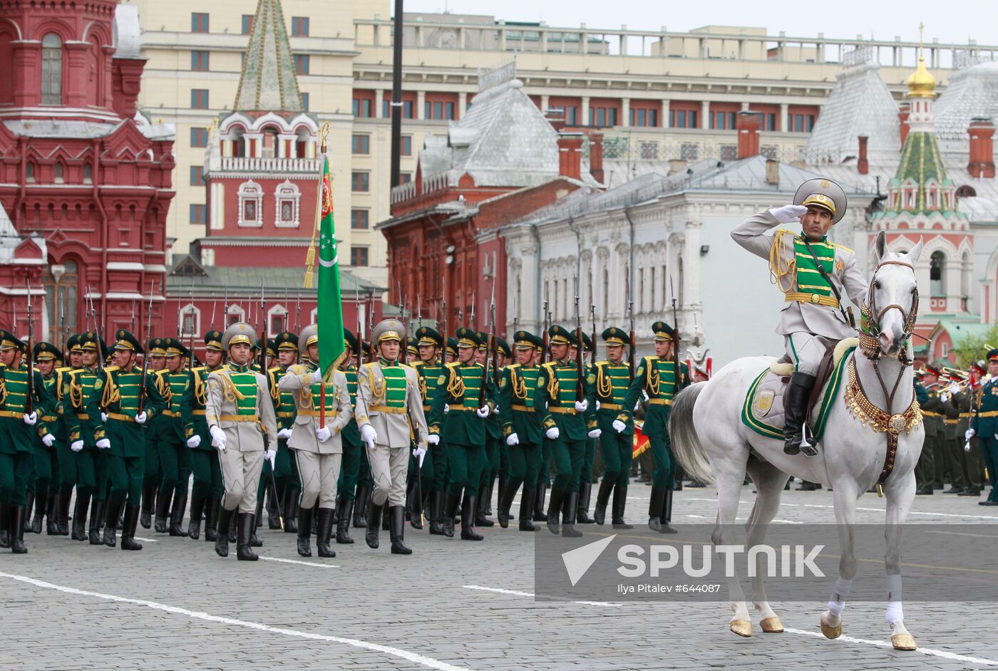 Army servicemen from Turkmenistan