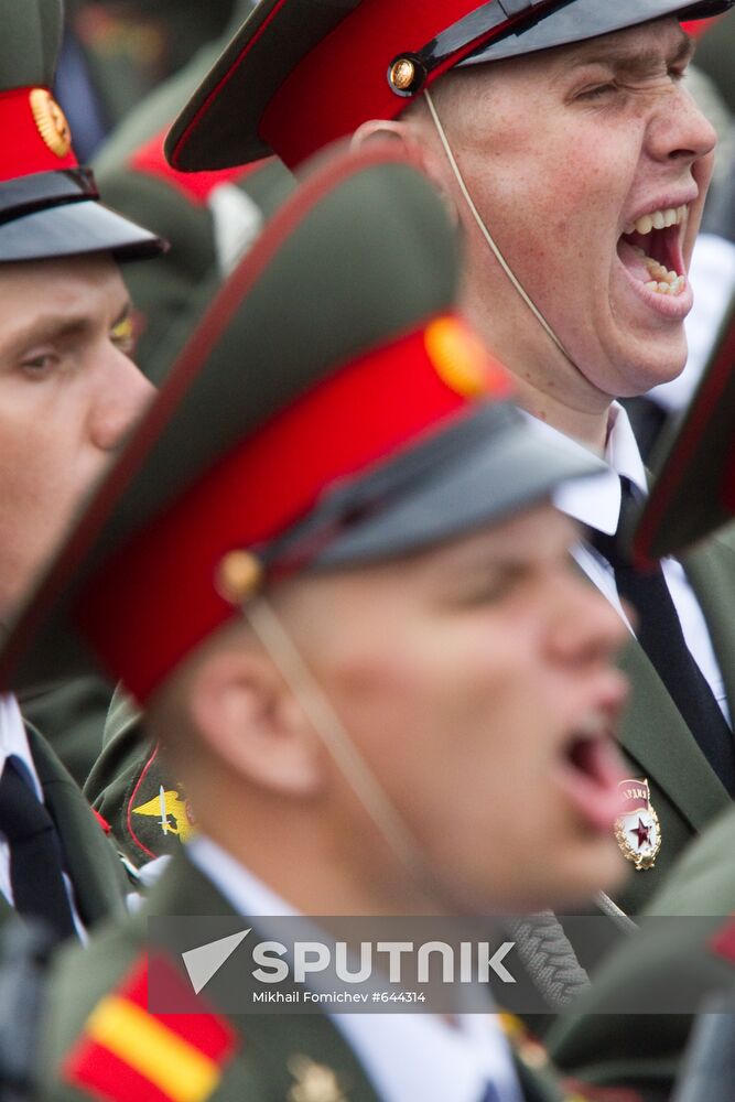 Final rehearsal of Victory Parade