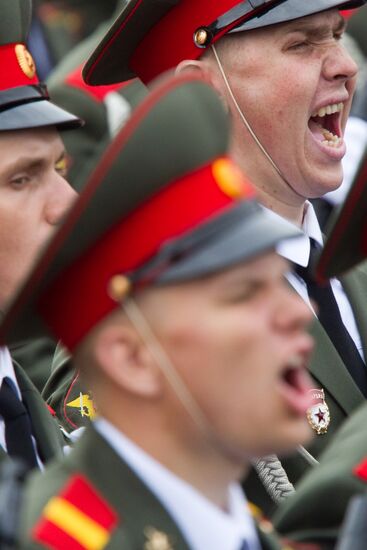 Final rehearsal of Victory Parade