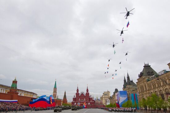 Mi-8 helicopters