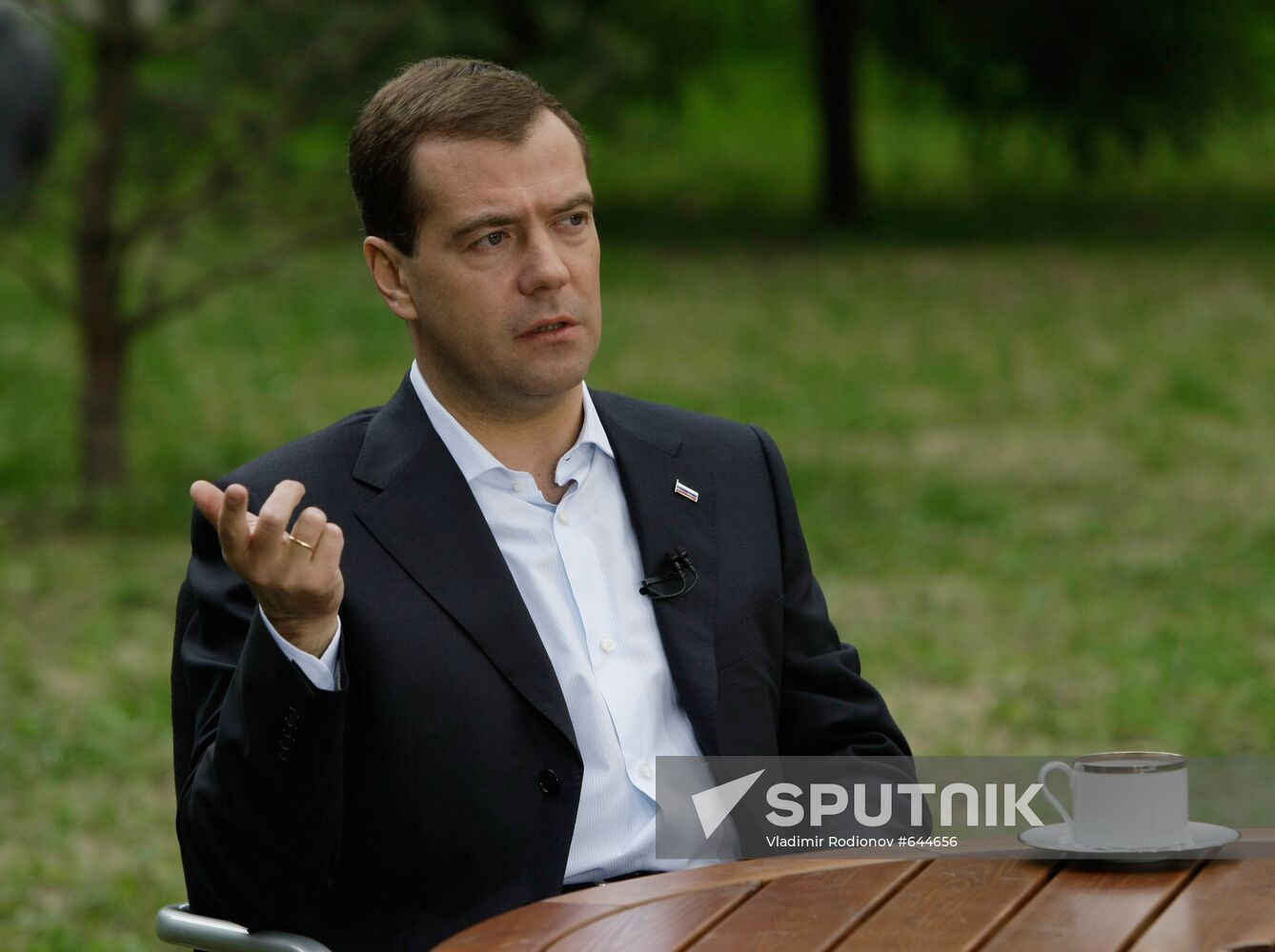 Dmitry Medvedev gives interview to Izvestia