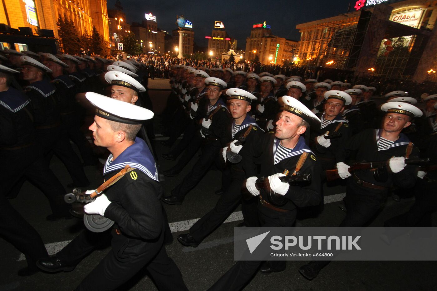 General rehearsal for Victory Day parade in Kiev