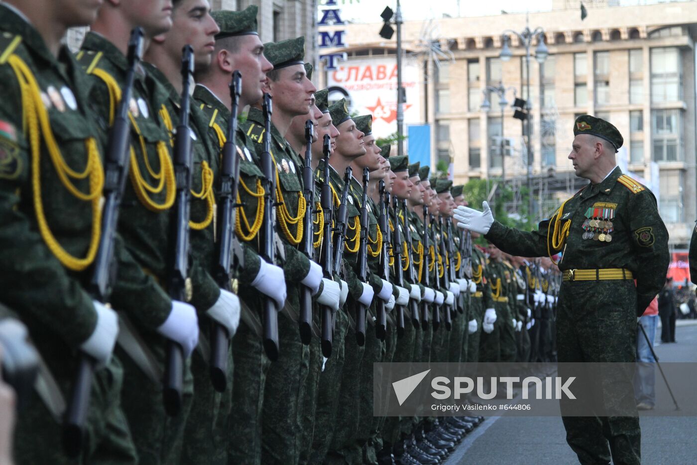 General rehearsal for Victory Day parade in Kiev