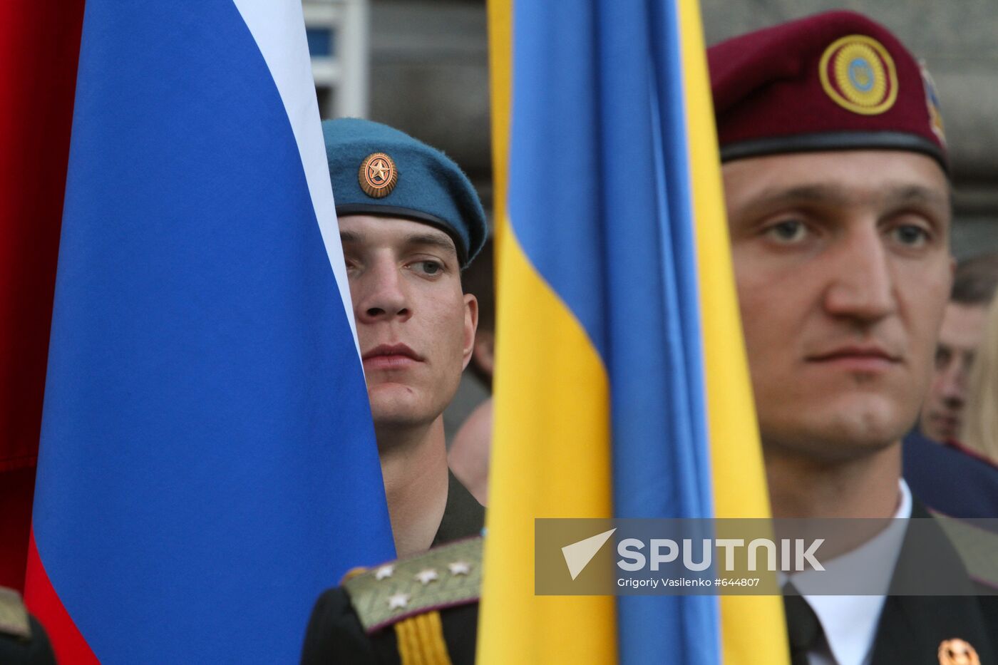 Dress rehearsal for Victory Day parade in Kiev