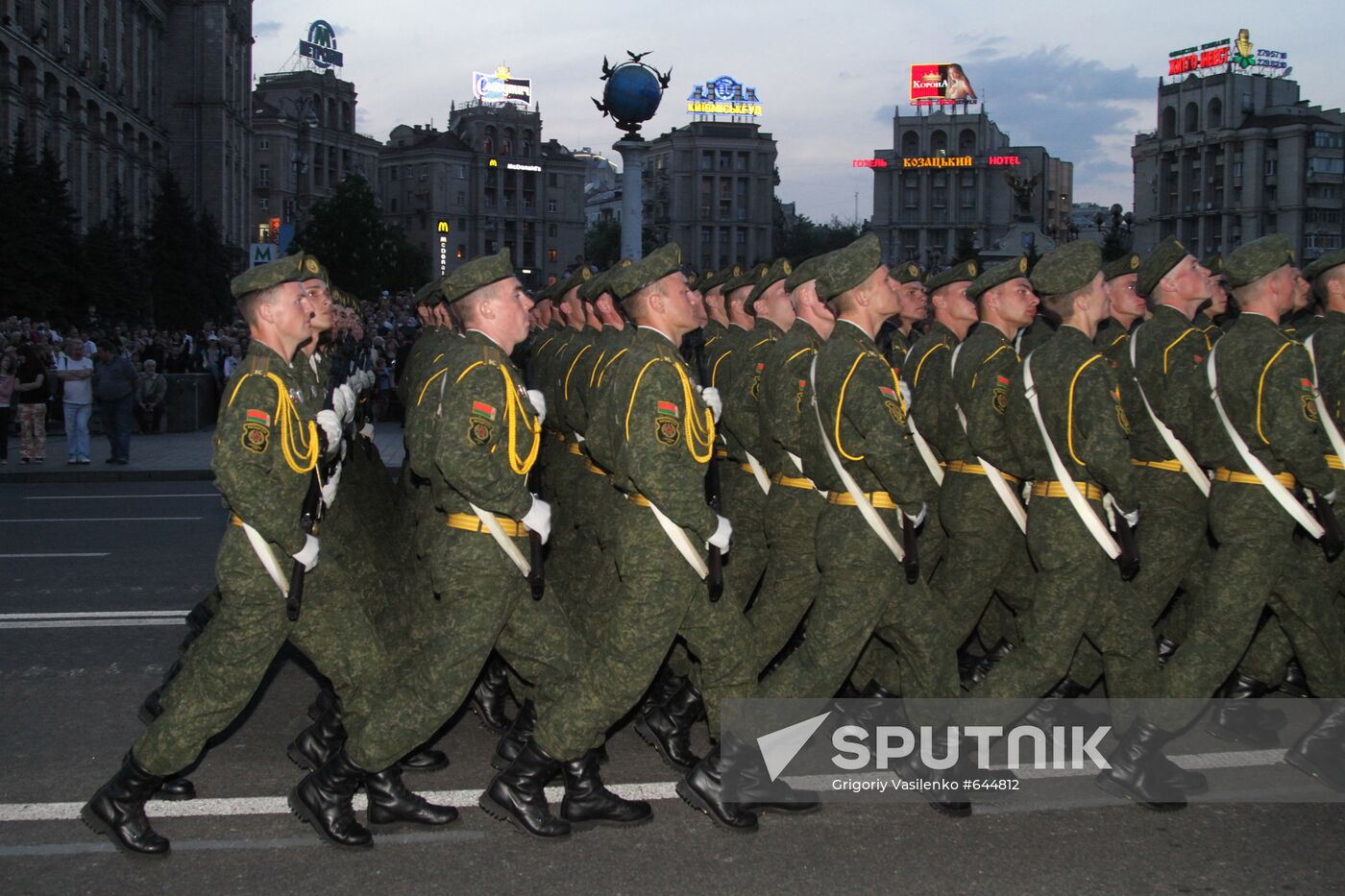 General rehearsal for Victory Day parade in Kiev