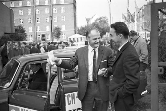 Exhibition of Soviet vehicles in Copenhagen