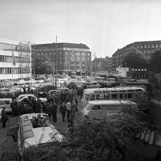 Exhibition of Soviet vehicles in Copenhagen