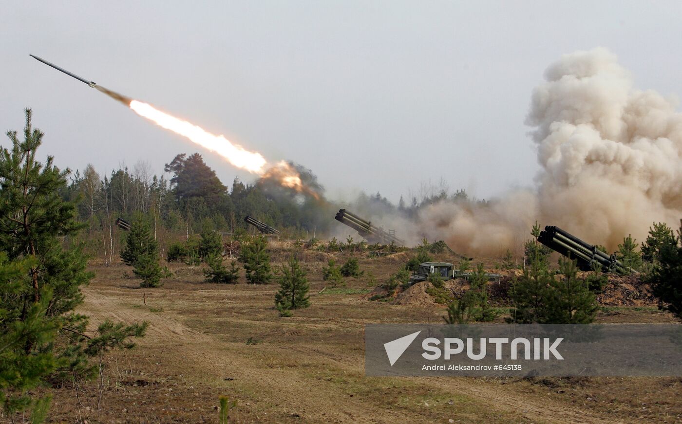 Command-headquarters exercises of Belorussian artillery