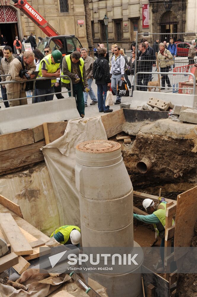 Restoration of Charles Bridge in Prague