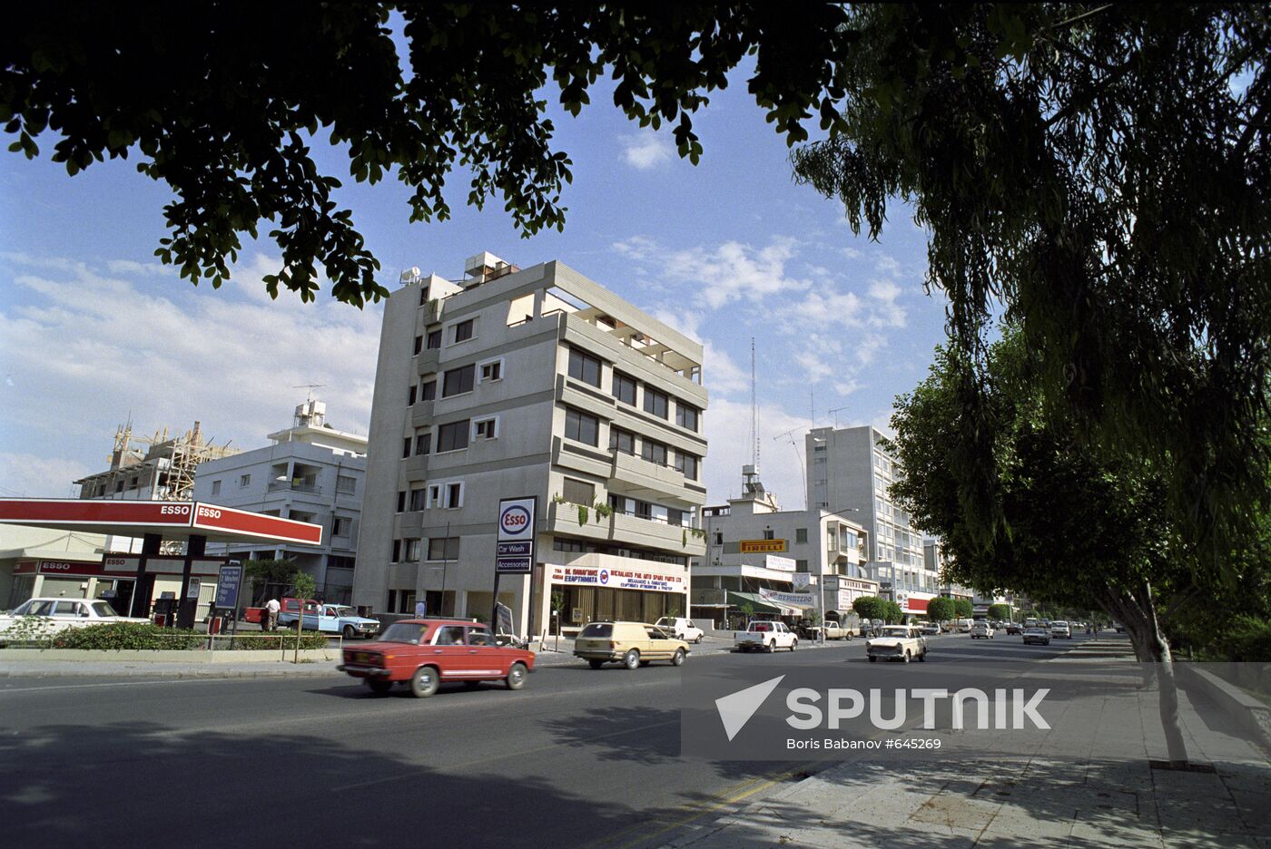 At streets of Larnaca