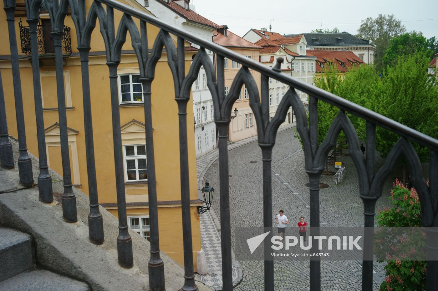 A street in Prague Old Town.