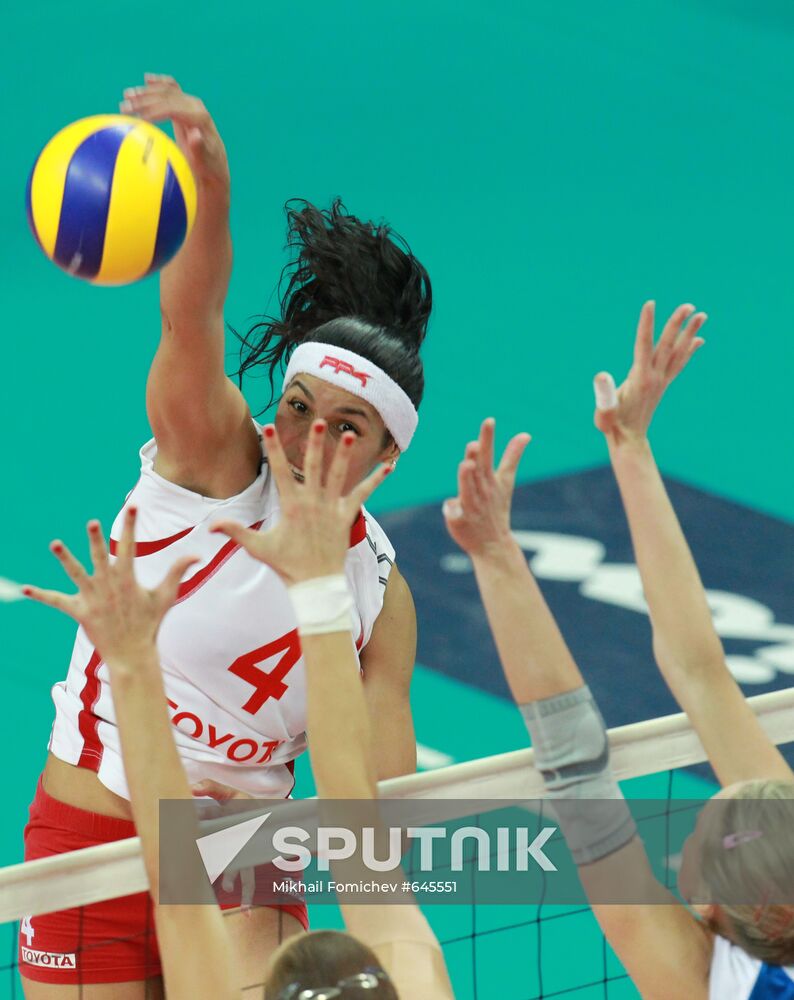 Volleyball. Women's Super League. Zarechye-Odintsovo vs. Dinamo