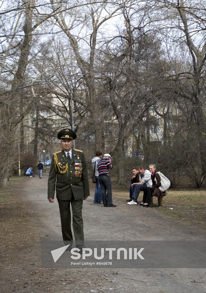 Arkady Gurevich, war veteran from Yekaterinburg