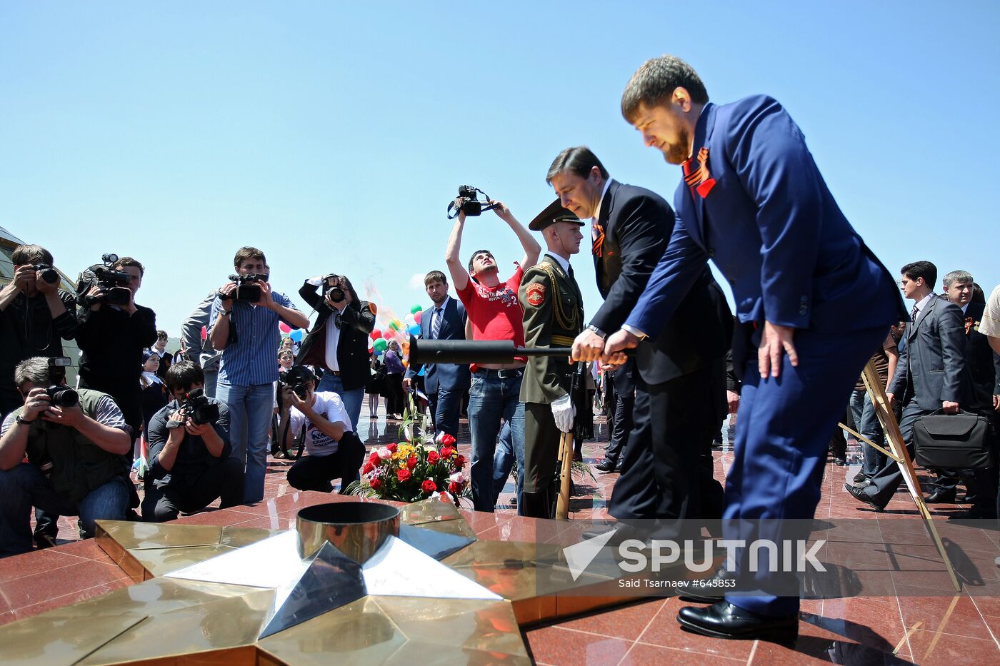 Ramzan Kadyrov and Alexander Khloponin
