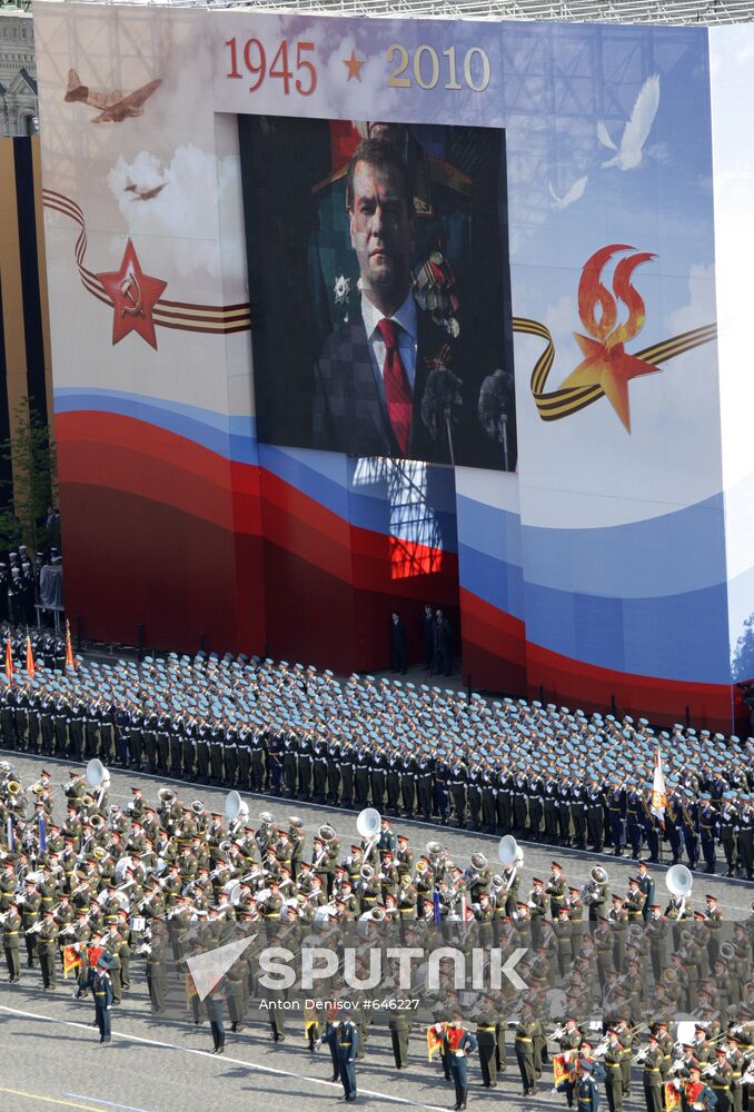 Military Parade on 65th anniversary of VE Day