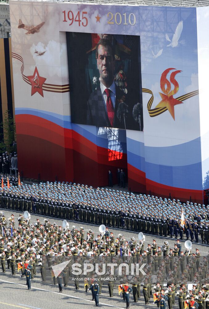 Military Parade on 65th anniversary of VE Day