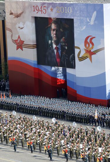 Military Parade on 65th anniversary of VE Day