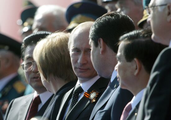 Vladimir Putin at VE Day parade