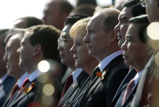 Vladimir Putin at VE Day parade