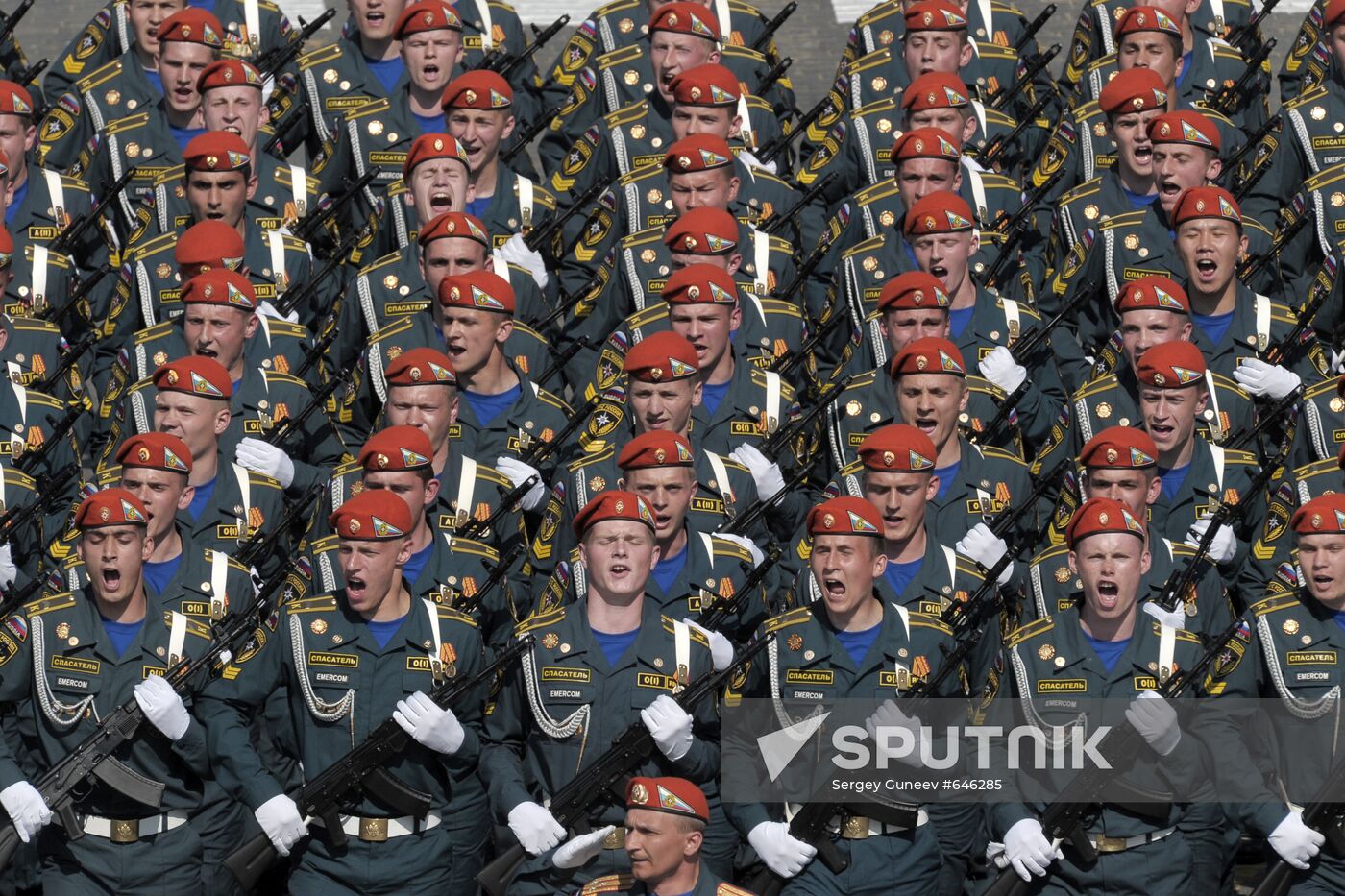 Military Parade on 65th anniversary of VE Day