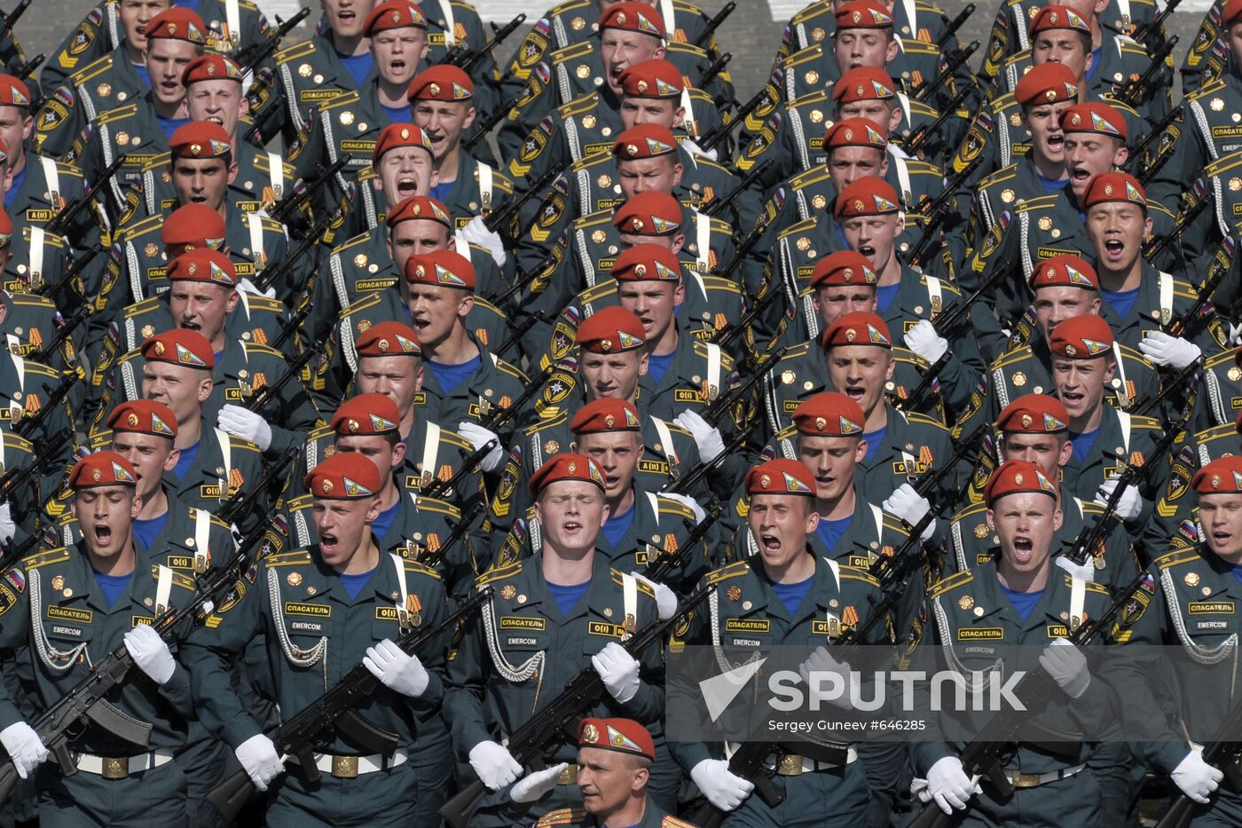 Military Parade on 65th anniversary of VE Day